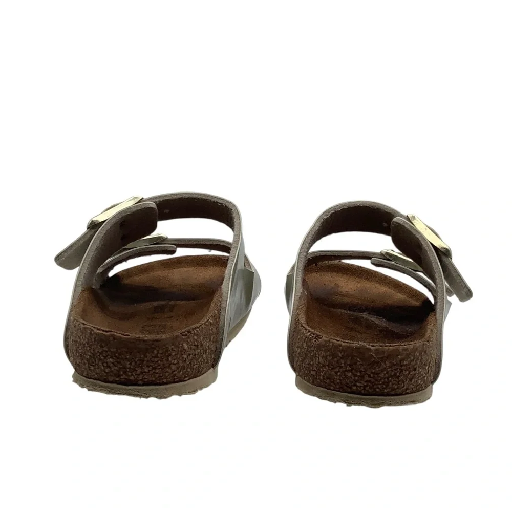 Birkenstock Arizona gold‎ leather kids size 33 Euro 2.-2.5US Sandals